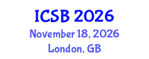 International Conference on Systems Biology (ICSB) November 18, 2026 - London, United Kingdom