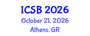 International Conference on Systems Biology (ICSB) October 21, 2026 - Athens, Greece