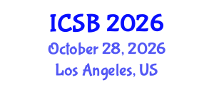 International Conference on Systems Biology (ICSB) October 28, 2026 - Los Angeles, United States