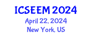 International Conference on Systems Engineering and Engineering Management (ICSEEM) April 22, 2024 - New York, United States