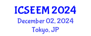 International Conference on Systems Engineering and Engineering Management (ICSEEM) December 02, 2024 - Tokyo, Japan