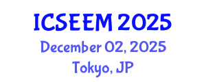 International Conference on Systems Engineering and Engineering Management (ICSEEM) December 02, 2025 - Tokyo, Japan