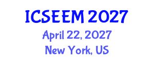 International Conference on Systems Engineering and Engineering Management (ICSEEM) April 22, 2027 - New York, United States