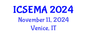 International Conference on Systems Engineering Modeling and Analysis (ICSEMA) November 11, 2024 - Venice, Italy