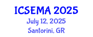 International Conference on Systems Engineering Modeling and Analysis (ICSEMA) July 12, 2025 - Santorini, Greece