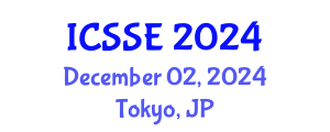 International Conference on Systems Science and Engineering (ICSSE) December 02, 2024 - Tokyo, Japan