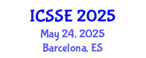 International Conference on Systems Science and Engineering (ICSSE) May 24, 2025 - Barcelona, Spain
