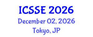International Conference on Systems Science and Engineering (ICSSE) December 02, 2026 - Tokyo, Japan International Conference on Systems Science and Engineering (ICSSE) December 02, 2026 - Tokyo, Japan