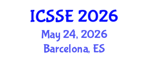 International Conference on Systems Science and Engineering (ICSSE) May 24, 2026 - Barcelona, Spain