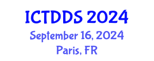 International Conference on Targeted Drug Delivery System (ICTDDS) September 16, 2024 - Paris, France
