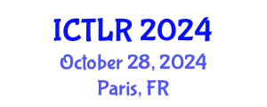 International Conference on Tax Law and Regulations (ICTLR) October 28, 2024 - Paris, France
