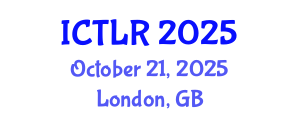 International Conference on Tax Law and Regulations (ICTLR) October 21, 2025 - London, United Kingdom