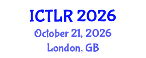 International Conference on Tax Law and Regulations (ICTLR) October 21, 2026 - London, United Kingdom