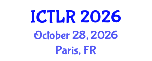 International Conference on Tax Law and Regulations (ICTLR) October 28, 2026 - Paris, France