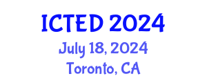 International Conference on Taxation and Economic Development (ICTED) July 18, 2024 - Toronto, Canada