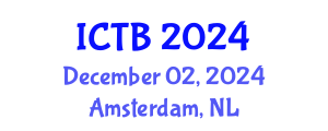 International Conference on Taxonomy and Biodiversity (ICTB) December 02, 2024 - Amsterdam, Netherlands