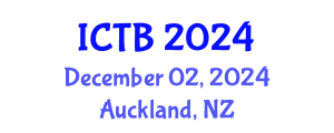 International Conference on Taxonomy and Biodiversity (ICTB) December 02, 2024 - Auckland, New Zealand