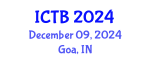 International Conference on Taxonomy and Biodiversity (ICTB) December 09, 2024 - Goa, India