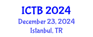 International Conference on Taxonomy and Biodiversity (ICTB) December 23, 2024 - Istanbul, Turkey