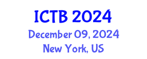 International Conference on Taxonomy and Biodiversity (ICTB) December 09, 2024 - New York, United States