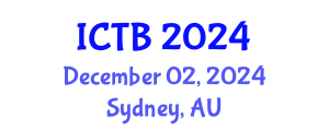 International Conference on Taxonomy and Biodiversity (ICTB) December 02, 2024 - Sydney, Australia