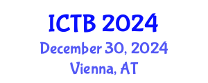 International Conference on Taxonomy and Biodiversity (ICTB) December 30, 2024 - Vienna, Austria