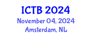 International Conference on Taxonomy and Biodiversity (ICTB) November 04, 2024 - Amsterdam, Netherlands