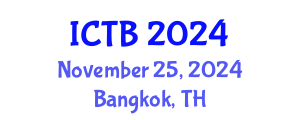 International Conference on Taxonomy and Biodiversity (ICTB) November 25, 2024 - Bangkok, Thailand