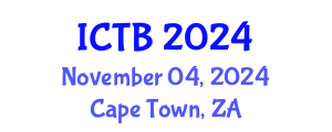 International Conference on Taxonomy and Biodiversity (ICTB) November 04, 2024 - Cape Town, South Africa