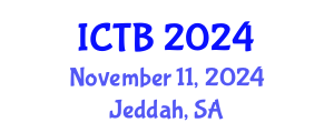 International Conference on Taxonomy and Biodiversity (ICTB) November 11, 2024 - Jeddah, Saudi Arabia