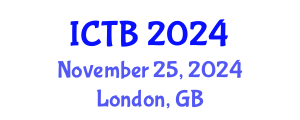 International Conference on Taxonomy and Biodiversity (ICTB) November 25, 2024 - London, United Kingdom