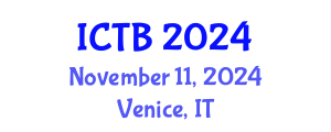 International Conference on Taxonomy and Biodiversity (ICTB) November 11, 2024 - Venice, Italy