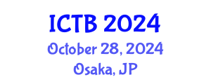 International Conference on Taxonomy and Biodiversity (ICTB) October 28, 2024 - Osaka, Japan