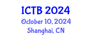 International Conference on Taxonomy and Biodiversity (ICTB) October 10, 2024 - Shanghai, China