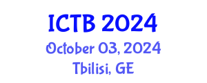 International Conference on Taxonomy and Biodiversity (ICTB) October 03, 2024 - Tbilisi, Georgia