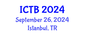 International Conference on Taxonomy and Biodiversity (ICTB) September 26, 2024 - Istanbul, Turkey