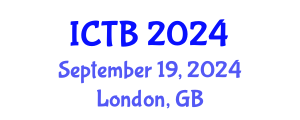 International Conference on Taxonomy and Biodiversity (ICTB) September 19, 2024 - London, United Kingdom