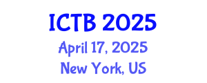 International Conference on Taxonomy and Biodiversity (ICTB) April 17, 2025 - New York, United States