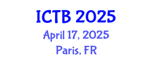 International Conference on Taxonomy and Biodiversity (ICTB) April 17, 2025 - Paris, France