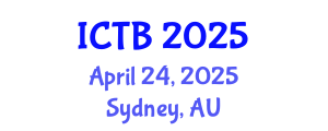 International Conference on Taxonomy and Biodiversity (ICTB) April 24, 2025 - Sydney, Australia