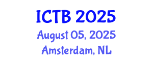 International Conference on Taxonomy and Biodiversity (ICTB) August 05, 2025 - Amsterdam, Netherlands