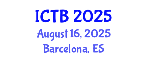 International Conference on Taxonomy and Biodiversity (ICTB) August 16, 2025 - Barcelona, Spain