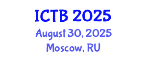 International Conference on Taxonomy and Biodiversity (ICTB) August 30, 2025 - Moscow, Russia