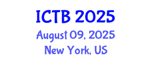 International Conference on Taxonomy and Biodiversity (ICTB) August 09, 2025 - New York, United States