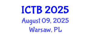 International Conference on Taxonomy and Biodiversity (ICTB) August 09, 2025 - Warsaw, Poland