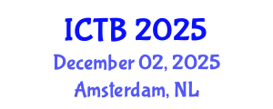 International Conference on Taxonomy and Biodiversity (ICTB) December 02, 2025 - Amsterdam, Netherlands