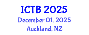 International Conference on Taxonomy and Biodiversity (ICTB) December 01, 2025 - Auckland, New Zealand