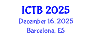 International Conference on Taxonomy and Biodiversity (ICTB) December 16, 2025 - Barcelona, Spain