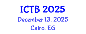 International Conference on Taxonomy and Biodiversity (ICTB) December 13, 2025 - Cairo, Egypt