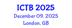 International Conference on Taxonomy and Biodiversity (ICTB) December 09, 2025 - London, United Kingdom